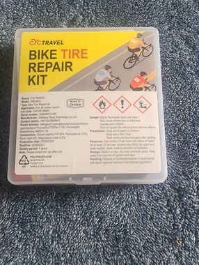 Yellow Bike Tire Repair Kit